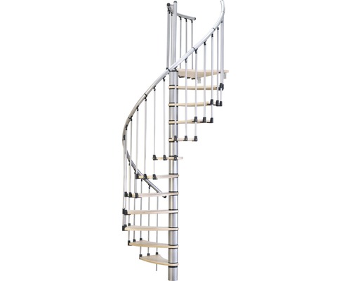 Raumspartreppe aus Metall und Holz