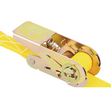Spanngurt mit Ratsche aus Metall und Textilband