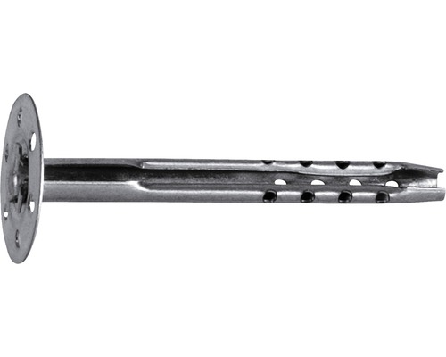 Dübel Dämmstoffdübel Tox Dübel Ø 8 x 110 mm Stahl 100 Stück Metall Schlagdübel mit Teller