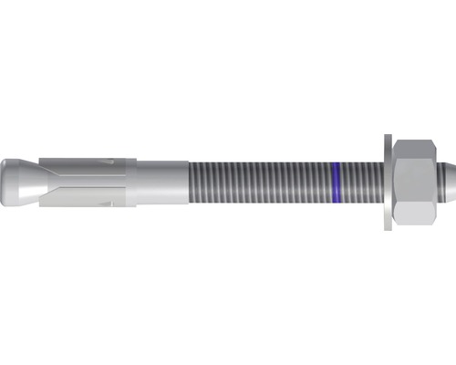 Dübel Bolzenanker Tox Dübel Ø 10 x 135 mm Stahl 25 Stück Ankerbolzen mit Gewinde, Mutter und Unterlegscheibe