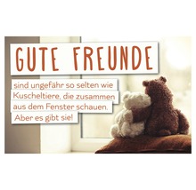 Dekomagnet Gute Freunde 5,5x8,5 cm