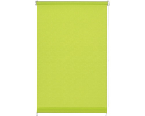 Klemmrollo mit Seitenverspannung ohne Bohren uni apfelgrün 60x150 cm inkl. Klemmträger