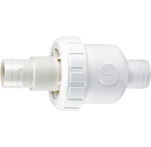 PVC-Rückschlagventil für Sandfilteranlage Ø 38 mm weiß-thumb-0