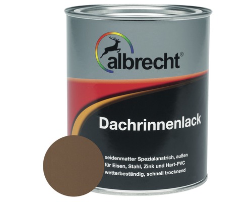 Albrecht Dachrinnenlack braun 750 ml