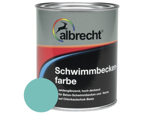 Albrecht Schwimmbeckenfarbe seegrün 750 ml