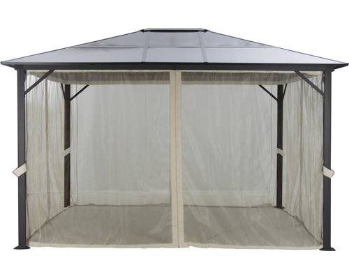 Pavillon mit Vorhängen für den Außenbereich