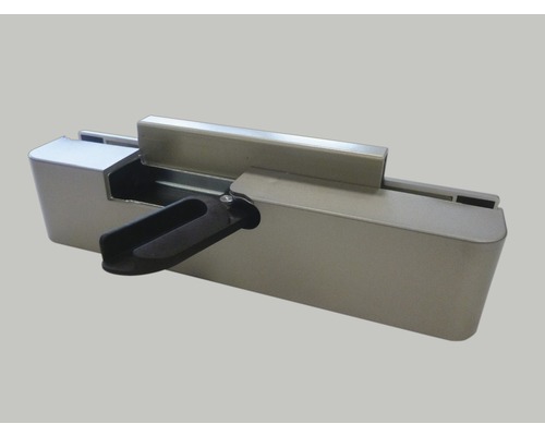 Fenstergriff aus Metall mit schwarzem Griff