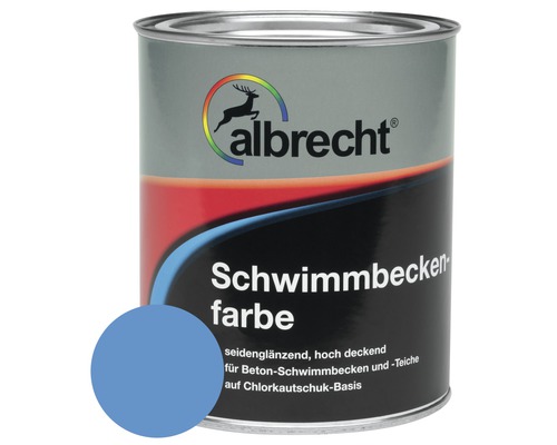 Albrecht Schwimmbeckenfarbe ozeanblau 750 ml-0