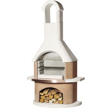 Grillkamin mit Holz