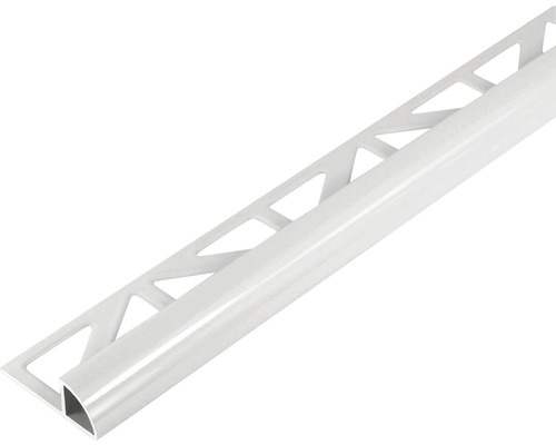 Viertelkreis-Abschlussprofil Dural Durondell DRAC 830 aluminium weiß pulverbeschichtet 300 cm