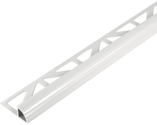 Viertelkreis-Abschlussprofil Dural Durondell DRAC 1030 aluminium weiß pulverbeschichtet 300 cm