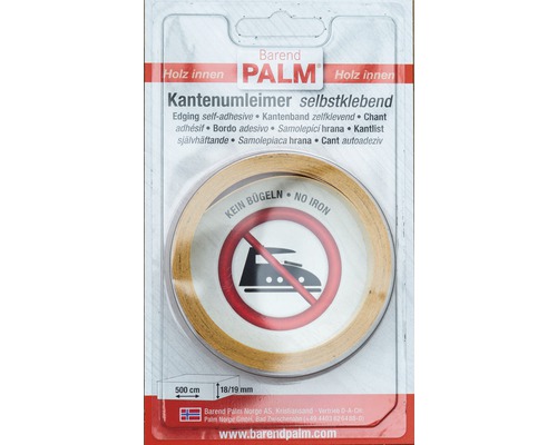 Barend Palm selbstklebender Kantenumleimer für den Innenbereich, 500 cm lang