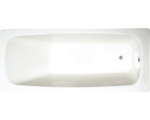 Rechteckbadewanne Sanotechnik Linea 410047 120x70 cm weiß Rechteckige Badewanne von oben