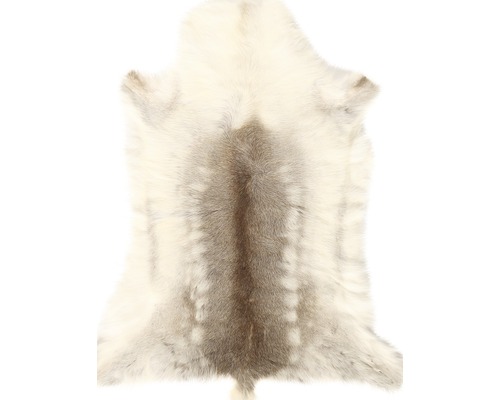 Rentierfell als Teppich