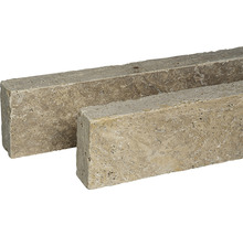 FLAIRSTONE Travertin Randstein Roma getrommelt 60 cm x 6 cm x 15 cm