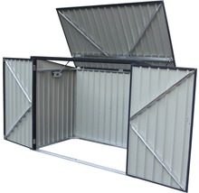 Mülltonnenbox WESTMANN für 2 Mülltonnen inkl. Gasdruckfedern 172 x 100 x 131 cm anthrazit-thumb-1 Mülltonnenbox WESTMANN für 2 Mülltonnen inkl. Gasdruckfedern 172 x 100 x 131 cm anthrazit-thumb-1
