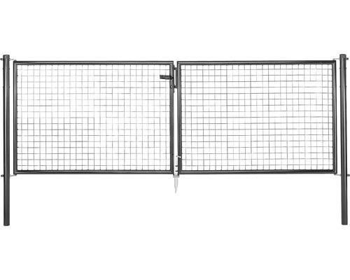 Wellengittertor ALBERTS 300 x 75 cm anthrazit Wellengittertor ALBERTS 300 x 75 cm anthrazit