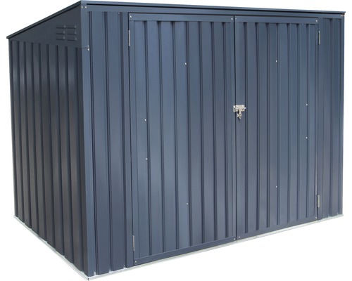 Mülltonnenbox WESTMANN für 3 Mülltonnen inkl. Gasdruckfedern 235 x 100 x 131 cm anthrazit Mülltonnenbox WESTMANN für 3 Mülltonnen inkl. Gasdruckfedern 235 x 100 x 131 cm anthrazit