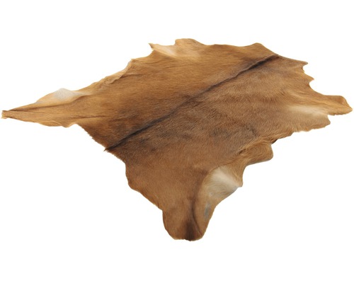 Braun gefärbtes Ziegenfell