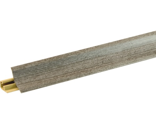 Fußleiste mit Dekor in Holzoptik