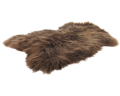 Brauner Schaffell-Teppich