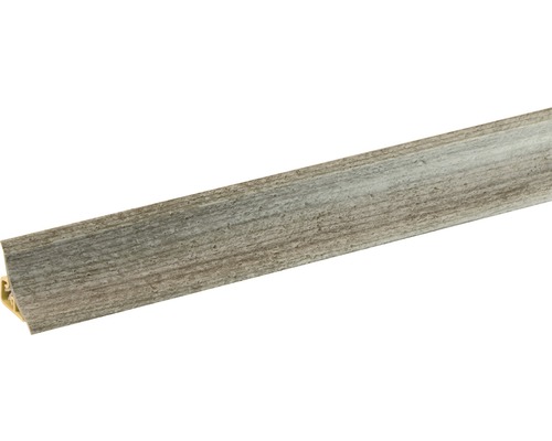 Wandabschlussleiste Sichtbeton 34014 Länge: 3000 mm Sockelleiste mit Holzdekor