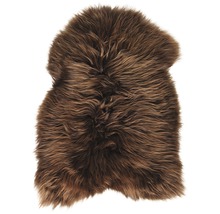 Braune Schaffellteppich für den Innenbereich