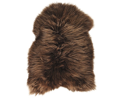 Schaffell braun 60x90 cm Braune Schaffellteppich für den Innenbereich