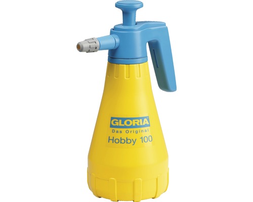 GLORIA Hobby 100, Drucksprühgerät 1 L, Sprühflasche mit verstellbarer Düse