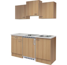 Singleküche Flex Well Nano Buche-Dekor/Buche-Dekor 150 cm-thumb-2