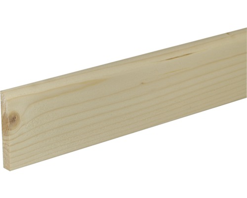 Sockelleiste SF260 Fichte/Kiefer roh 10x70 mm L:2400 mm Holzprofilleiste aus Nadelholz