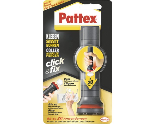 Montagekleber Pattex Kleben statt Bohren Click&Fix 30g