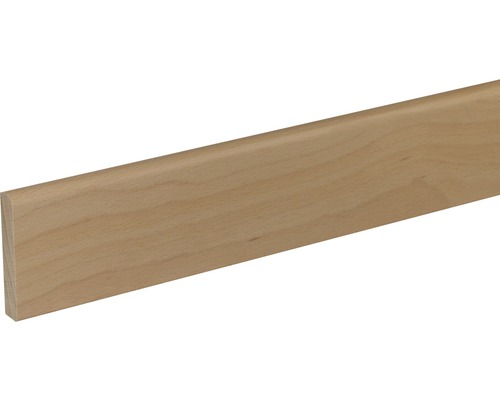 Sockelleiste SF261 Buche lackiert 9x60 mm L:2400 mm Fußleiste aus Holz