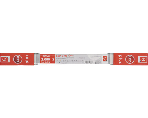 Verpackung einer LED Röhre mit 18 Watt und 2000 Lumen