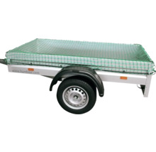 Humbaur Anhänger mit Plane und Sicherungsnetz