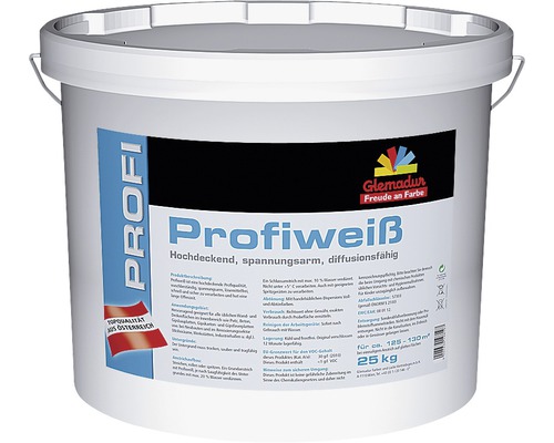 Wandfarbe Profiweiß 25 kg