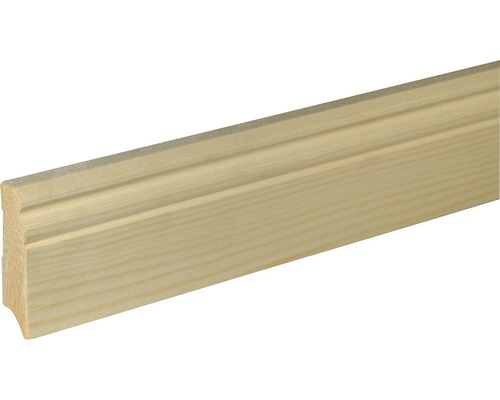 Sockelleiste SF 270 Fichte/Kiefer roh 18x70 mm L:2400 mm Holzleiste