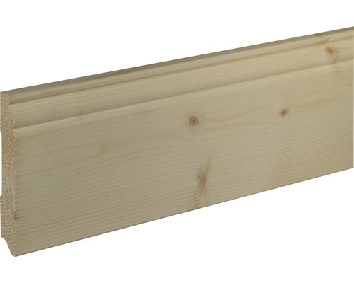 Sockelleiste SF 269 Fichte/Kiefer roh 18x120 mm L:2400 mm Profilholz aus Holz