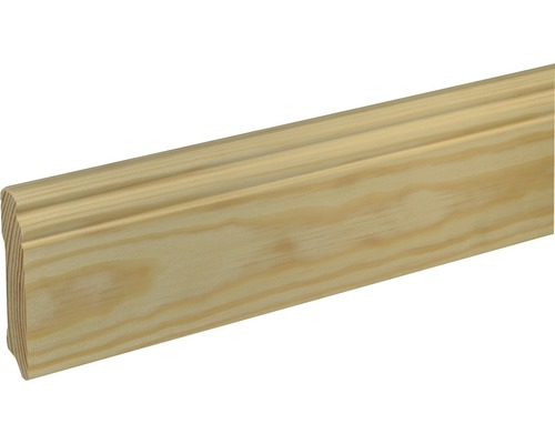 Sockelleiste SF 280 Fichte/Kiefer roh 19x96 mm L:2400 mm Fußleiste aus Holz