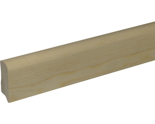 Sockelleiste SF 283 Fichte/Kiefer roh 20x58 mm L:2400 mm Holz-Viertelstab