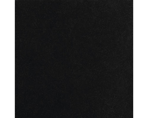 Naturstein Bodenfliese Absolut black 30,5x30,5 cm schwarz glänzend