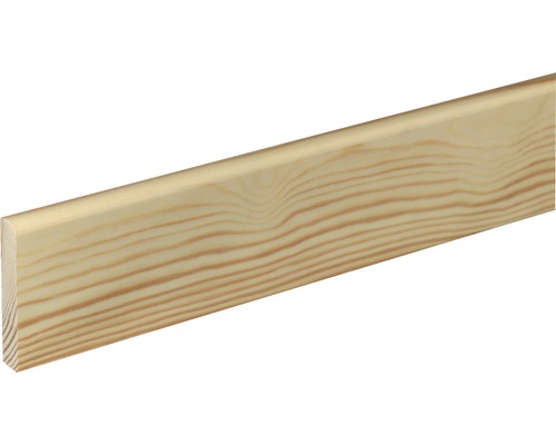Sockelleiste SF 262 Fichte/Kiefer lackiert 10x58 mm L:2400 mm Holzleiste