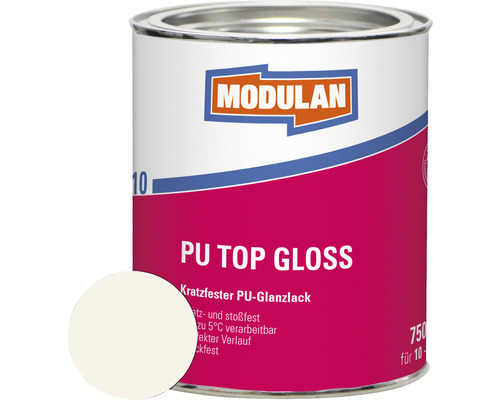 MODULAN 6110 PU Lack Top Gloss RAL 9010 reinweiß 750 ml MODULAN 6110 PU Lack Top Gloss RAL 9010 reinweiß 750 ml