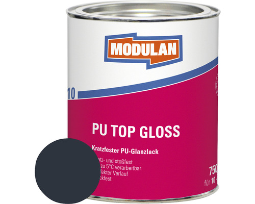 MODULAN 6110 PU Lack Top Gloss RAL 7016 anthrazit 750 ml MODULAN 6110 PU Lack Top Gloss RAL 7016 anthrazit 750 ml