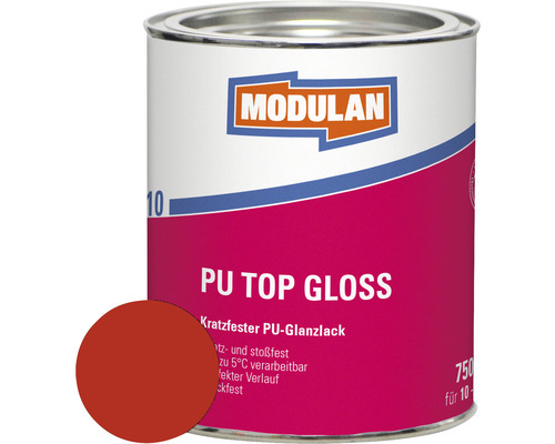 MODULAN 6110 PU Lack Top Gloss RAL 3000 feuerrot 750 ml