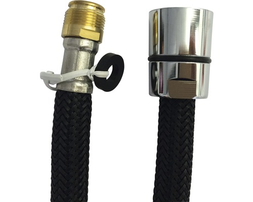 Brauseschlauch mit Messing- und Chromanschlüssen