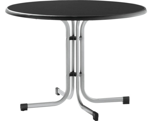 Runder Bistrotisch mit Metallgestell