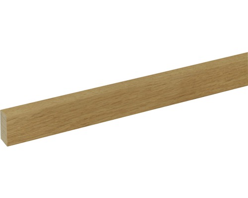 Sockelleiste S10 Eiche lackiert 9,4x33 mm L:2400 mm Holzleiste