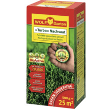 Wolf Garten Turbo Nachsaat Packung zur Rasensanierung mit 500 Gramm für 25 Quadratmeter