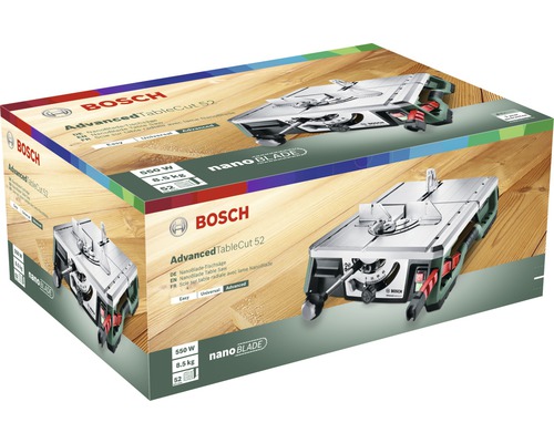 Verpackung der Bosch AdvancedTableCut 52 Tischkreissäge